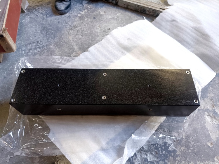 惠州客戶定做的花崗巖機床底座發貨實拍